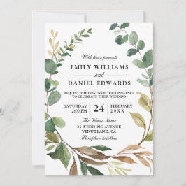 Herfst groene bladeren met een groot tintje kaart