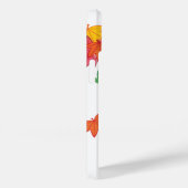 Herfst Groene Kimono Kokeshi Pop Maple Bladeren Case-Mate iPhone Case (Achterkant / Rechts)