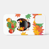 Herfst Groene Kimono Kokeshi Pop Maple Bladeren Case-Mate iPhone Case (Achterkant (horizontaal))