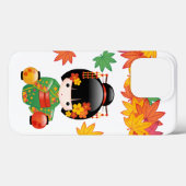Herfst Groene Kimono Kokeshi Pop Maple Bladeren Case-Mate iPhone Case (Achterkant (horizontaal))