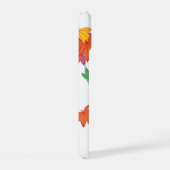 Herfst Groene Kimono Kokeshi Pop Maple Bladeren iPhone 15 Case (Rechterkant)