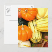 Herfst groenten briefkaart (Voorkant / Achterkant)