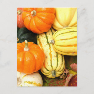 Herfst groenten briefkaart