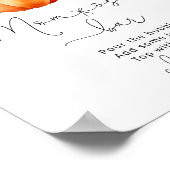 Herfst Groenten lokaal geteeld Pompoen mom-osa bar Poster (Hoek)