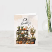 Herfst Groeten Halloween Kaart (Voorkant)