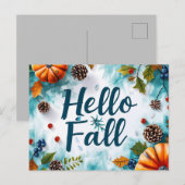 Herfst Groetkaart Briefkaart (Voorkant / Achterkant)