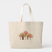 Herfst Grote Tote Bag (Achterkant)