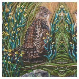 Herfst Grouse Stof