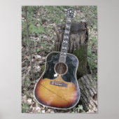 Herfst Guitar Poster (Voorkant)