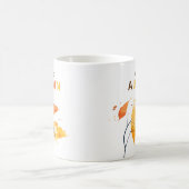 Herfst Hallo Waterverf in de liefde Koffiemok (Center)