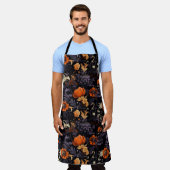 Herfst Halloween Botanische Keuken Schort (Gedragen)