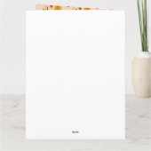 Herfst & Halloween Gezellig Patroon Kaart (Achterkant)