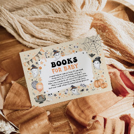 Herfst Halloween Ghosts Pumpkins Boeken voor Baby Informatiekaartje
