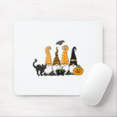Herfst Halloween Gnomen Schattigee herfst pompoen Muismat (Met muis)