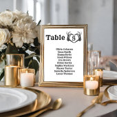 Herfst Halloween Gothic Skull Hart Hand bruiloft Kaart