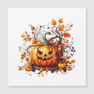 herfst Halloween grappige pompoen