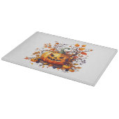 herfst Halloween grappige pompoen Snijplank (Hoek)