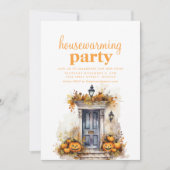Herfst Halloween Housewarming Party Uitnodigen Kaart (Voorkant)