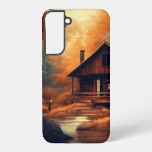 Herfst/Halloween/landelijke schilderkunst Samsung Galaxy Hoesje