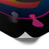 Herfst Halloween Party "trick or treat" grappig Poster (Hoek)