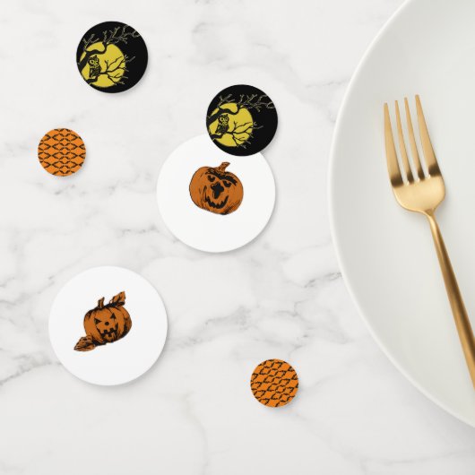 Herfst/Halloween/pompoen Confetti (Groep)