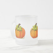 Herfst/Halloween Pompoen Gebeugelde Mok (Voorkant links)
