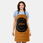 Herfst/Halloween/pompoen Schort (Gedragen)