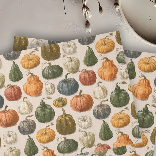 Herfst Halloween Pompoen Vintage Tissuepapier