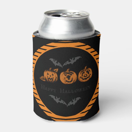 Herfst/Halloween/pompoenKoelbox Blikjeskoeler (Blikje Voorkant)