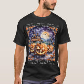 Herfst Halloween Populair Pompoen Collectie T-shirt (Voorkant)