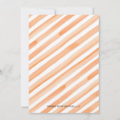 Herfst Halloween Pumpkin Baby Geslacht onthullen Kaart (Achterkant)