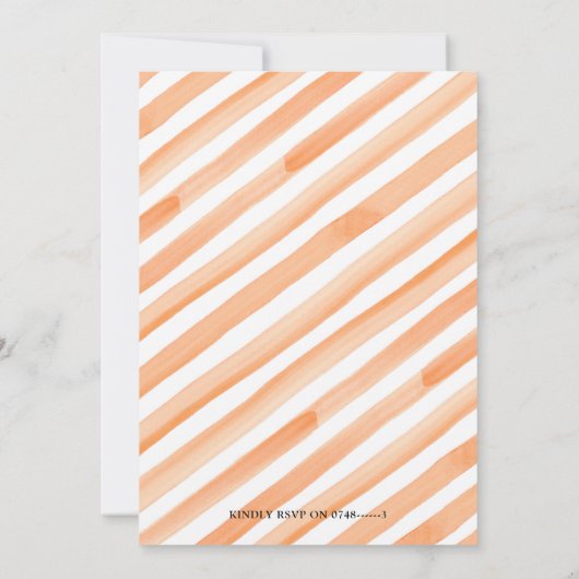 Herfst Halloween Pumpkin Baby Geslacht onthullen Kaart (Achterkant)