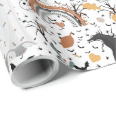 herfst Halloween spookpakpapier Cadeaupapier (Rol Hoek)