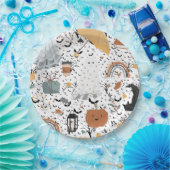 Herfst Halloween spookpakpapier Papieren Bordje (Feest)