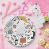 Herfst Halloween spookpakpapier Papieren Bordje (Feest)