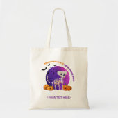 Herfst Halloween Spooky Trick or treat Canvas tas (Voorkant)