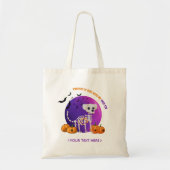 Herfst Halloween Spooky Trick or treat Canvas tas (Voorkant)