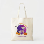 Herfst Halloween Spooky Trick or treat Canvas tas (Voorkant)