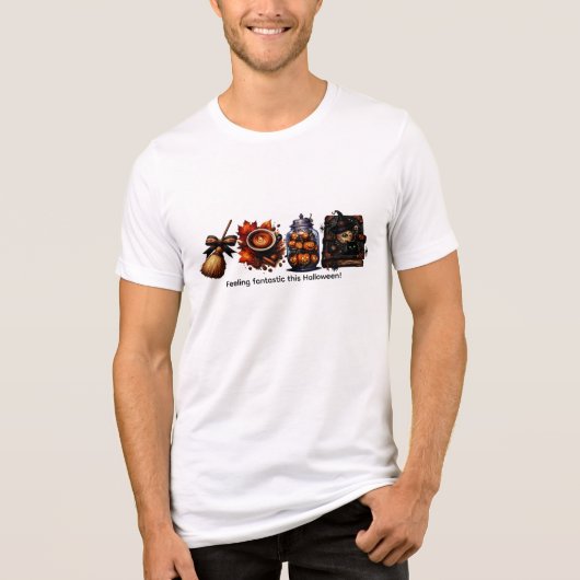 Herfst Halloween T-Shirt, Herfst Herfst Shirt (Voorkant)