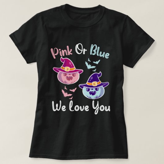 Herfst Halloween Thema onthullen - Pompoen  T-shirt (Design voorkant)