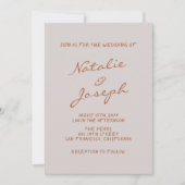 herfst hand geschreven krijtstrepen alles in één b kaart (Voorkant)