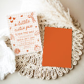 Herfst Hand getekend een beetje Cutie Pie Baby sho Kaart