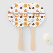 Herfst handwaaier (Voorkant en achterkant)