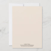 Herfst Hanging Leaves Bridal Shower Kaart (Achterkant)