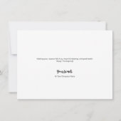 Herfst Happy Thanksgiving Custom logo Herfst klein Kaart (Achterkant)