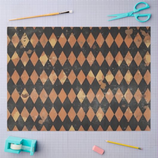 Herfst Harlequin Tissue voor Decoupage Tissuepapier (Craft)