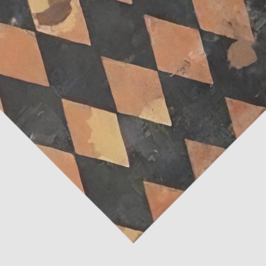 Herfst Harlequin Tissue voor Decoupage Tissuepapier (Detail)