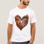 Herfst hart en bomen t-shirt (Voorkant)