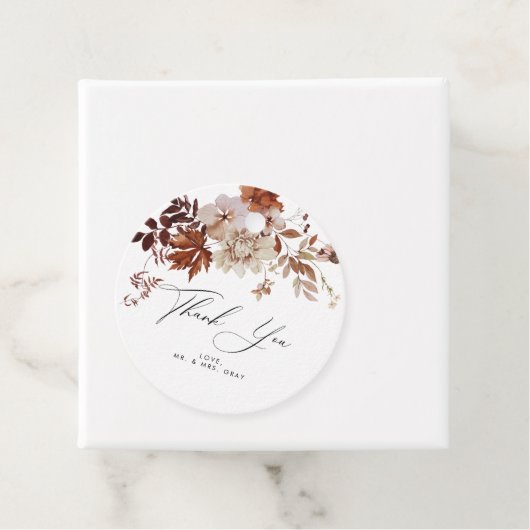 Herfst Hartelijk dank Bedankjes Labels (In situ)