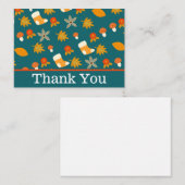 Herfst Hartelijk dank Notitiekaartje (Voorkant / Achterkant)